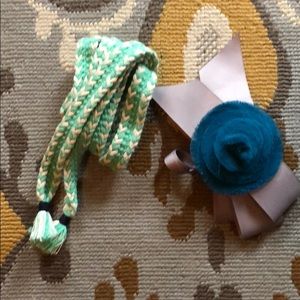 2 J. Crew ribbon belts